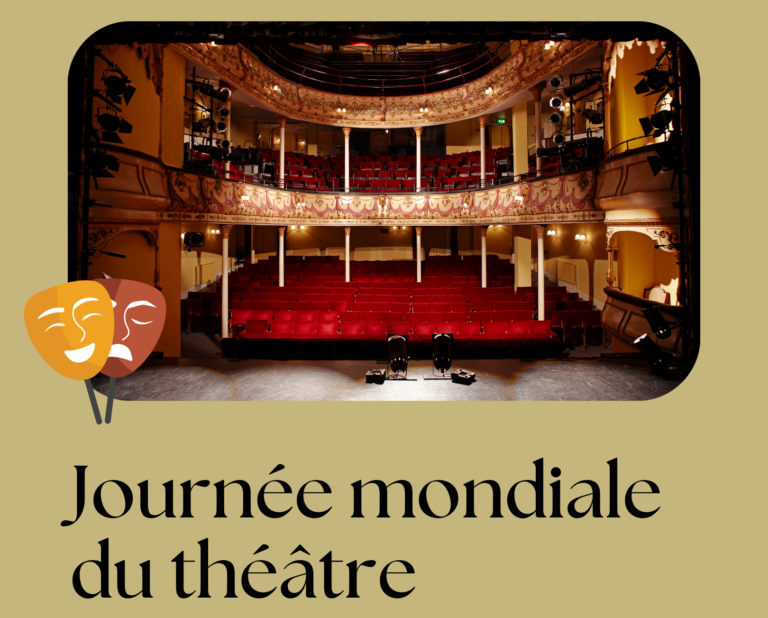 🎭 Célébrons ensemble la Journée Mondiale du Théâtre !