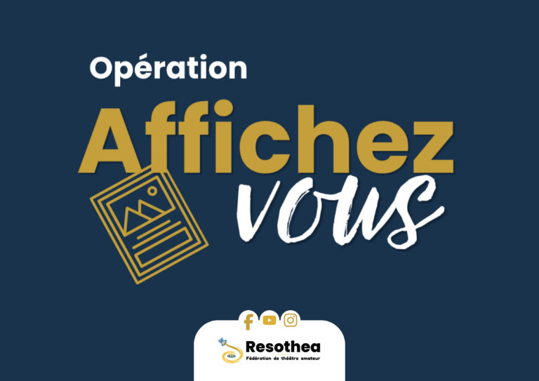 🎭 Opération « Affichez-vous » : Mettez en lumière la création graphique de votre compagnie !